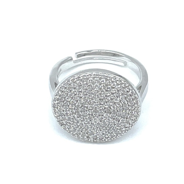 Ring in silver tit. 925m. A185 A244, Silver and Silver-Rubber jewels  wholesale.